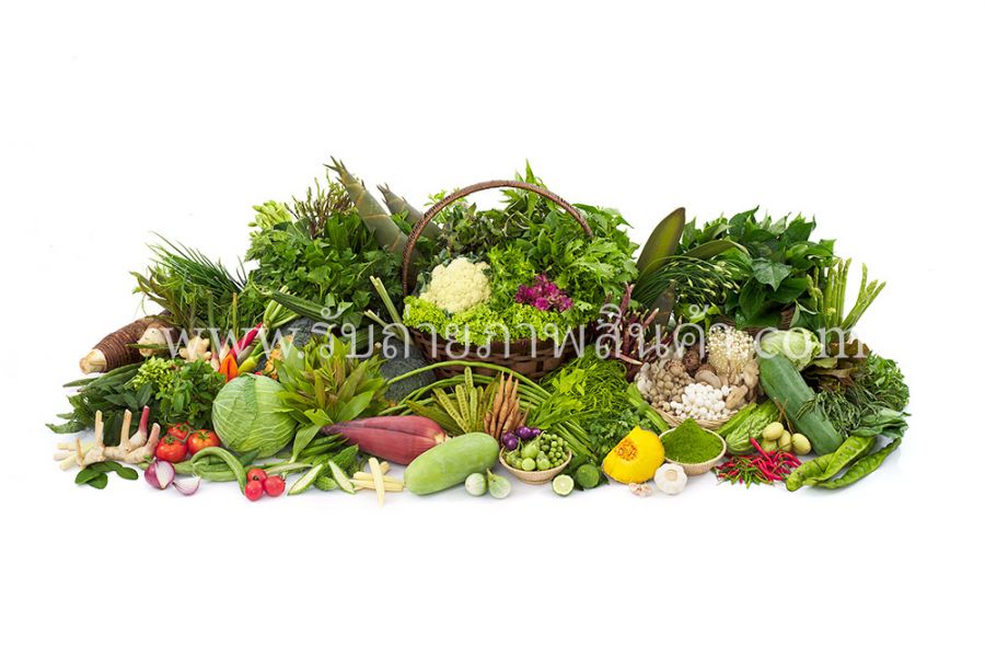 ถ่ายภาพอาหารสด ผักสด ผลไม้